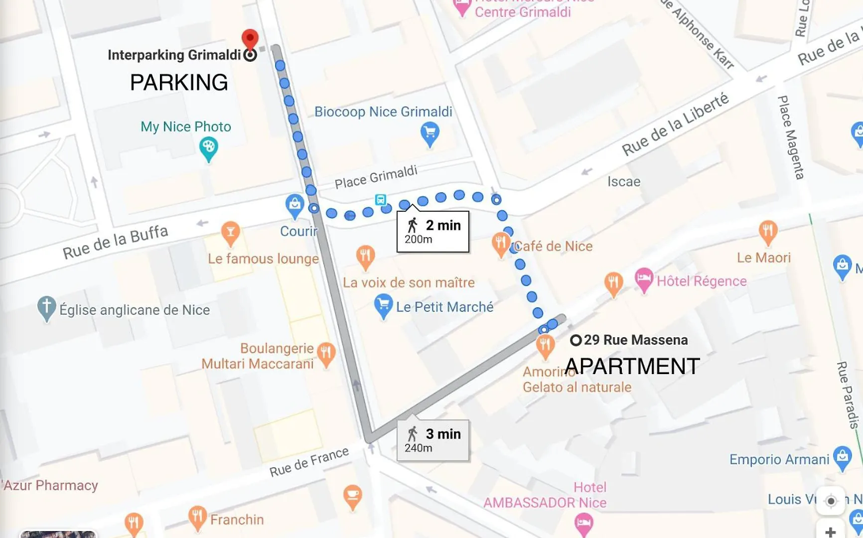 Apartamento Massena Street - 1 Bdr Duplex With Ac & Parking Niza