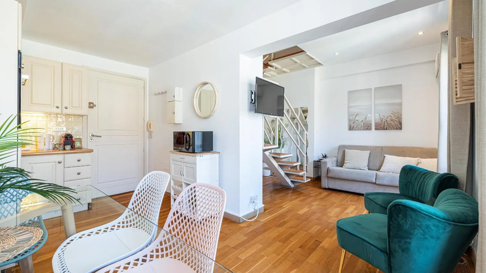 Apartamento Massena Street - 1 Bdr Duplex With Ac & Parking Niza