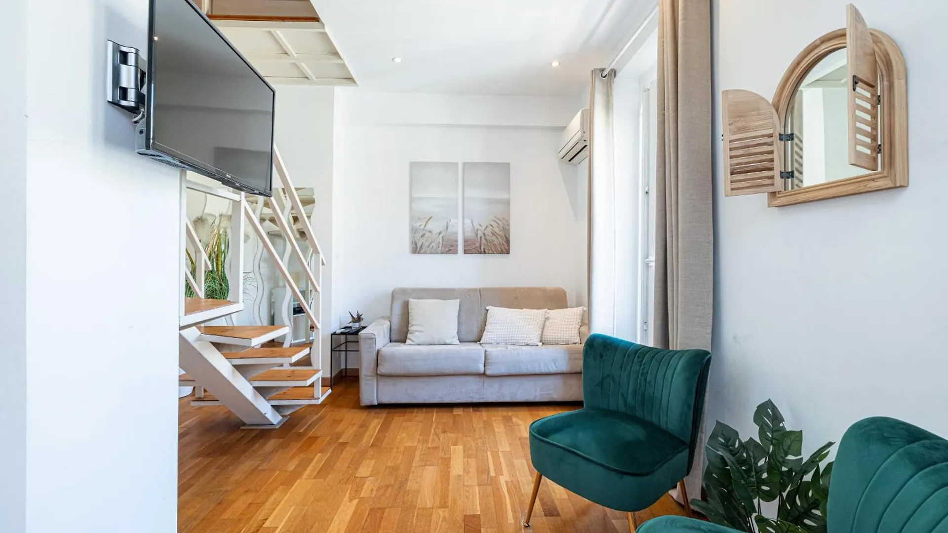 Apartamento Massena Street - 1 Bdr Duplex With Ac & Parking Niza